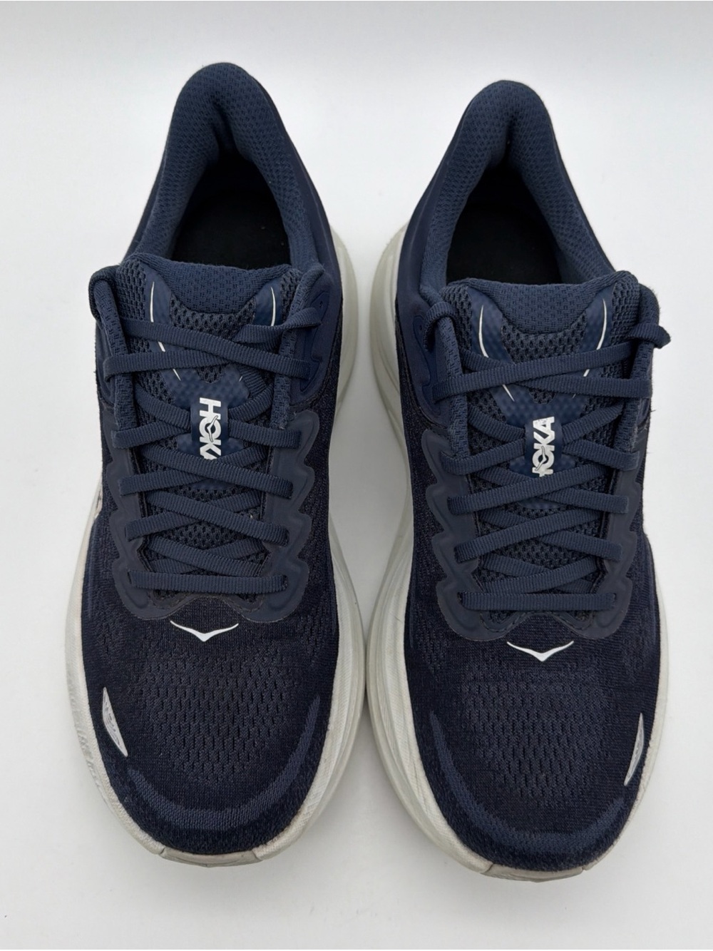 Hoka Mens Bondi 9 Running Shoes Blue Walking Gym Athletic Sneakers Size 10.5D - Picture 4 of 9